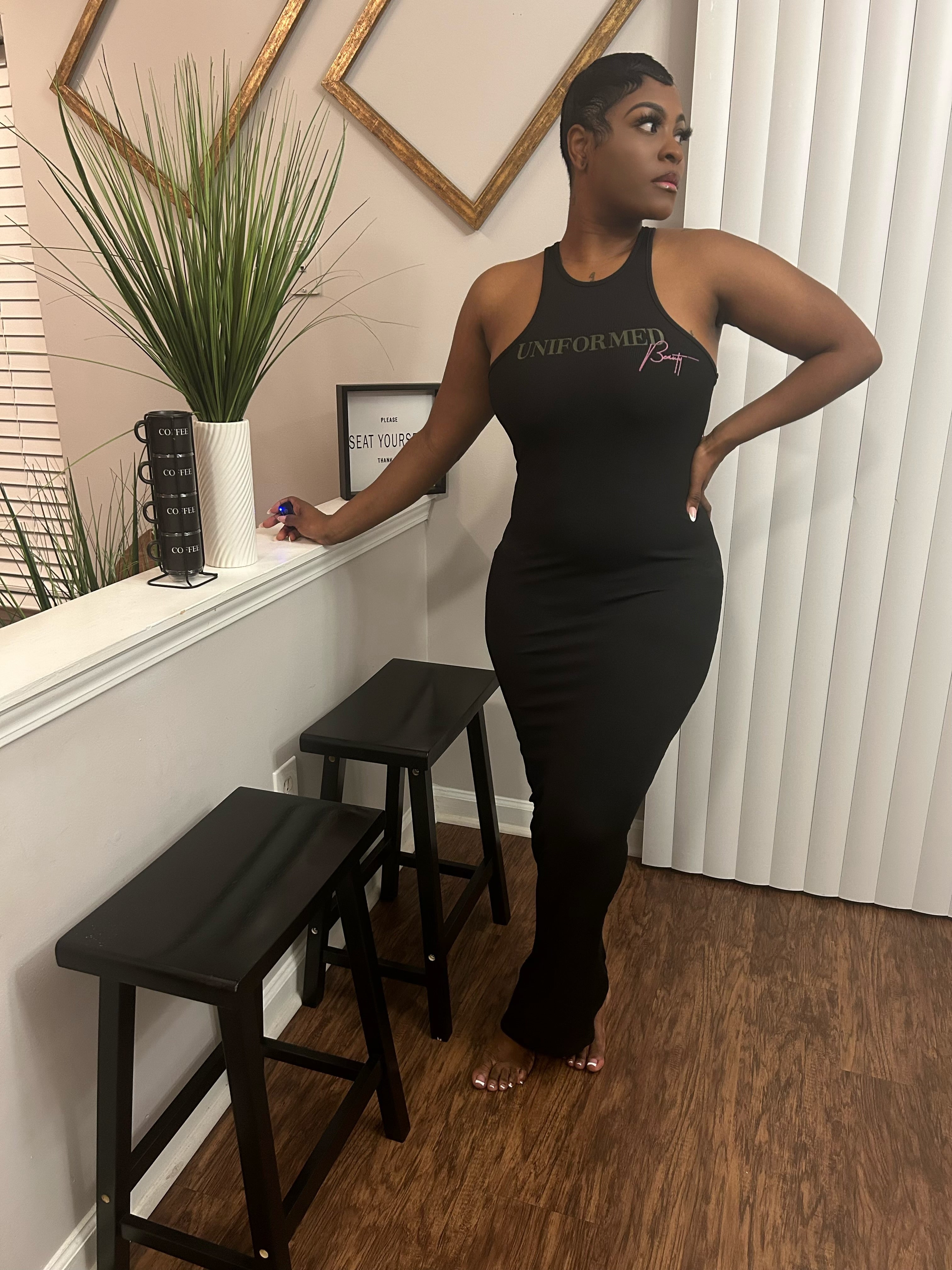Logo Maxi Dress