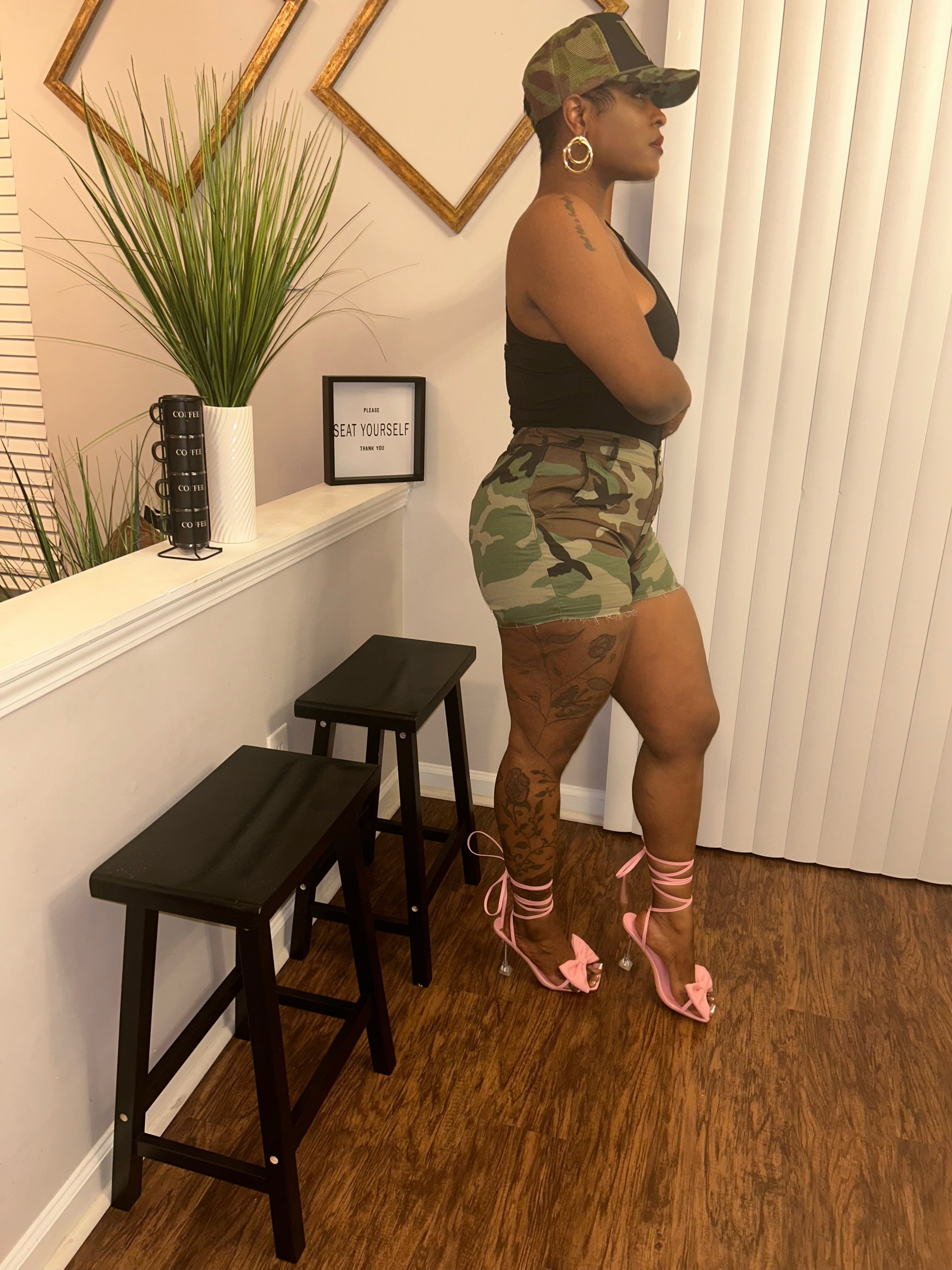 The Megan Camo Shorts