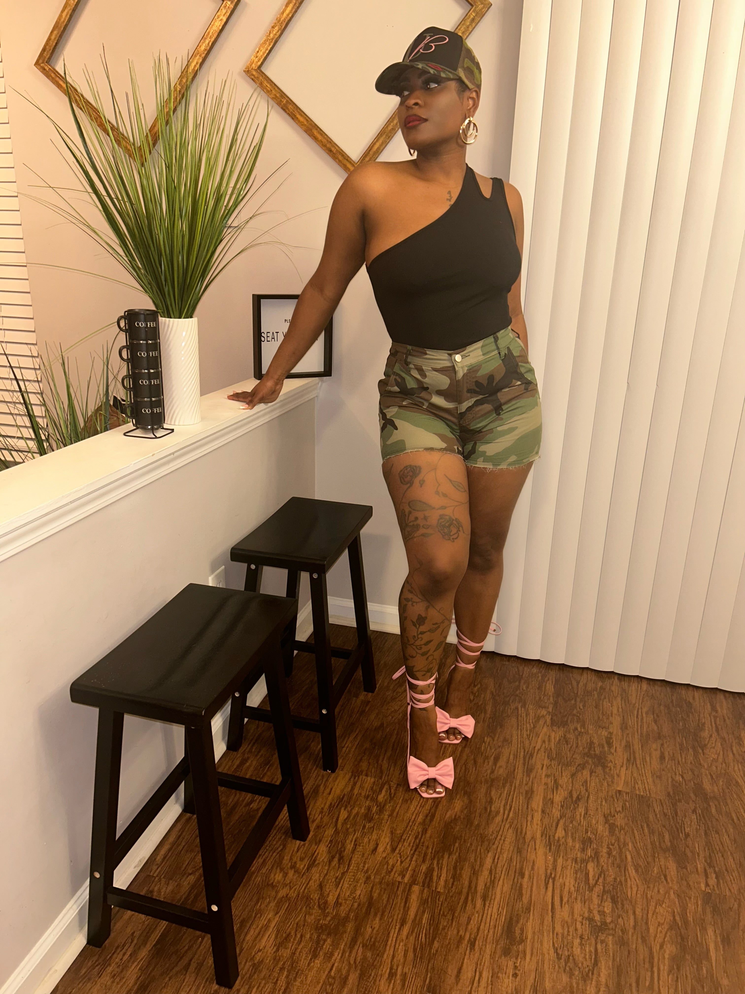 The Megan Camo Shorts