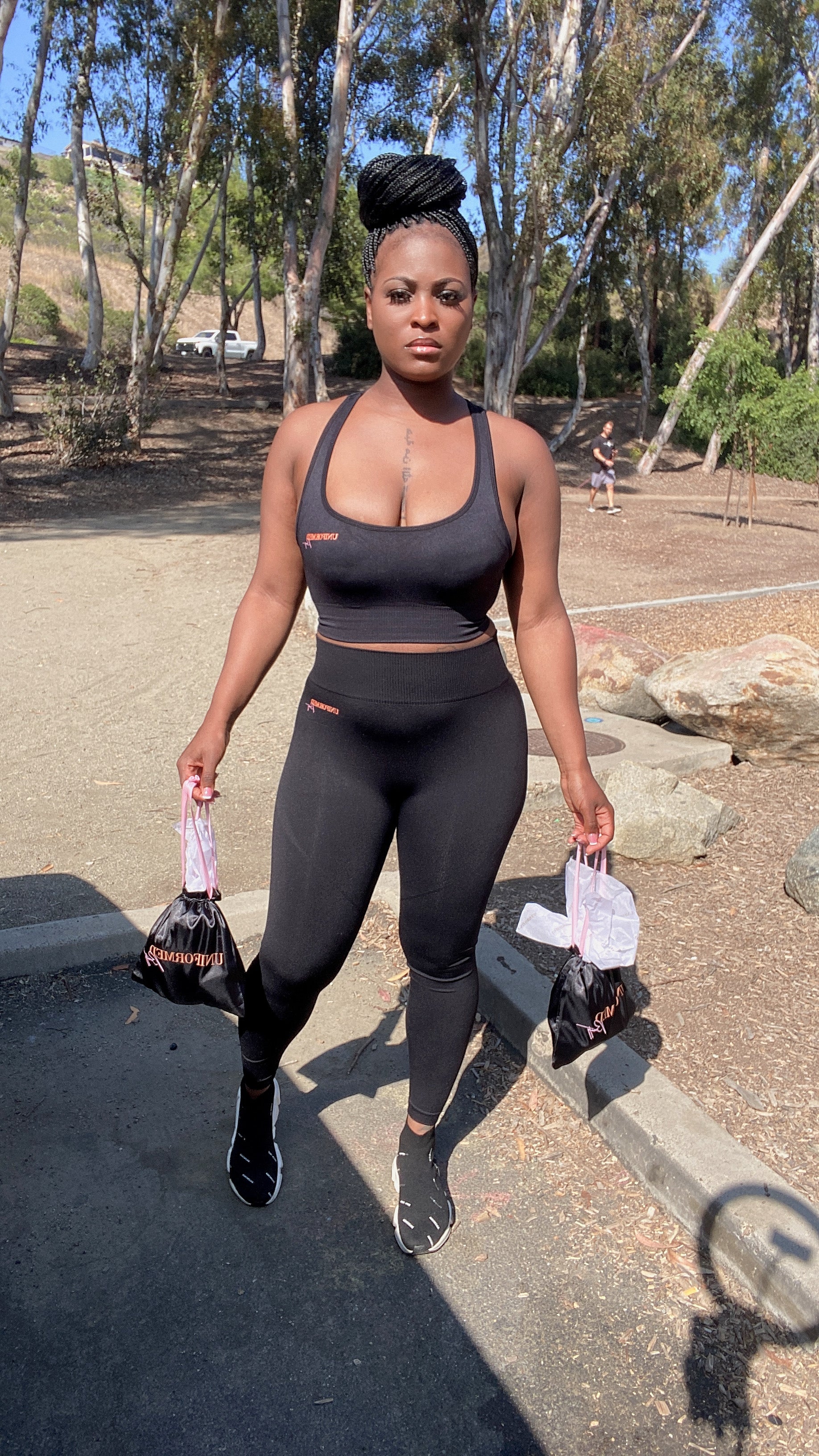 Logo Fitness Pant Set